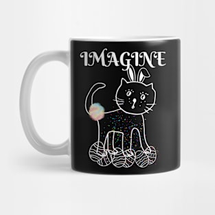 Kitty Cat For Easter Mug